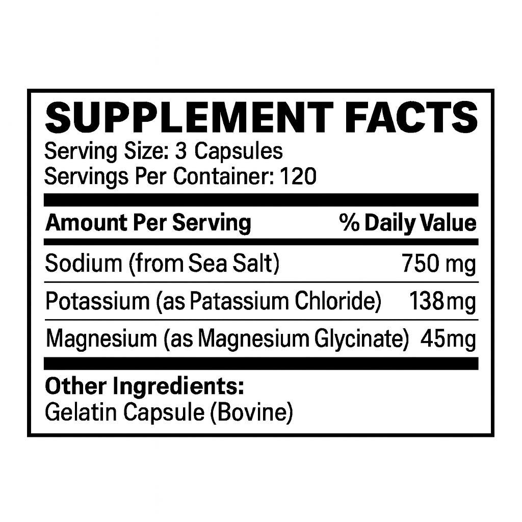 CapLyte Electrolyte Capsules